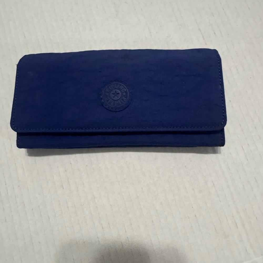 Kipling Navy Wallet with Logo